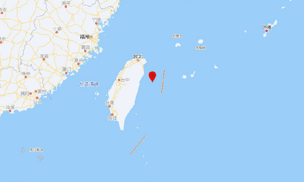 中国台湾地区附近发生6.2级左右地震！查询地震情况可以用地震速报app安装