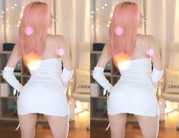 用手指轻轻按着小扇贝并来回移动