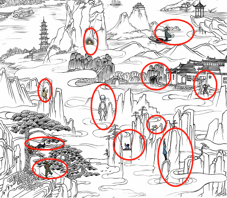 汉字找茬王人在哪关卡的通关攻略