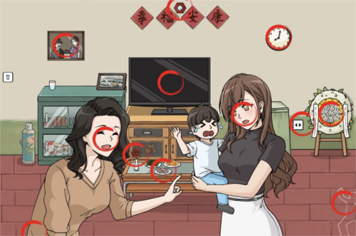 文字来找茬诡异客厅的通关攻略