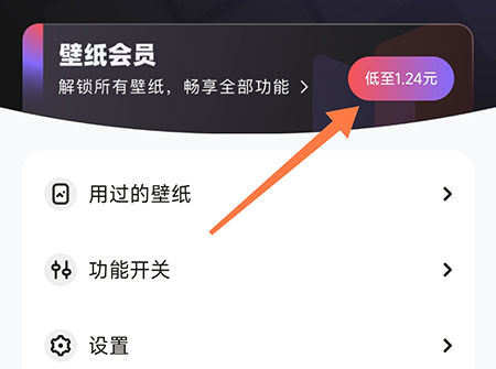 大众动态壁纸怎么开通会员