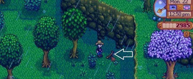 星露谷物语反巫师塔旁边的那个森林如何进去