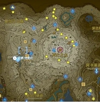 塞尔达传说王国之泪火山岩八爪鱼在哪