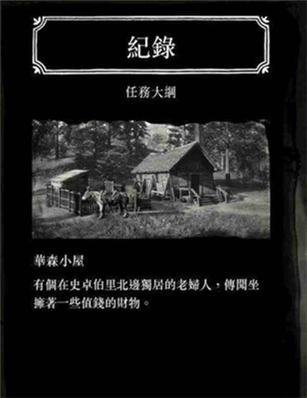 荒野大镖客2老太太地下室在哪?荒野大镖客2老太太地下室位置攻略