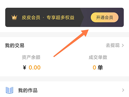 皮皮动画怎么开通会员