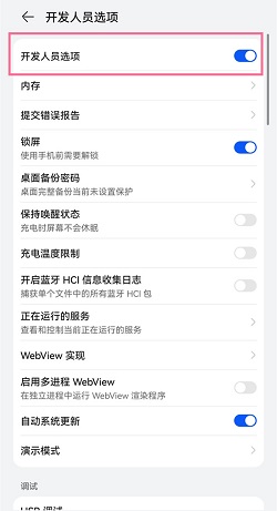 华为mate30怎么关掉开发人员