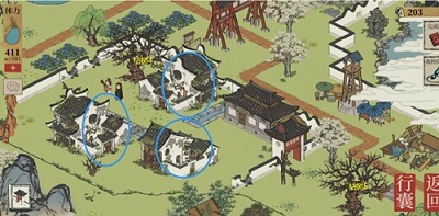 如何找到江南百景图的大枯树